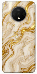 Чехол Liquid gold marble для OnePlus 7T