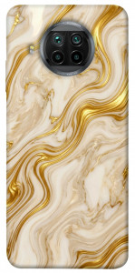Чехол Liquid gold marble для Xiaomi Redmi Note 9 Pro 5G