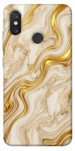 Чехол Liquid gold marble для Xiaomi Mi 8