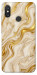 Чехол Liquid gold marble для Xiaomi Mi 8