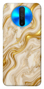 Чехол Liquid gold marble для Xiaomi Redmi K30