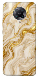 Чехол Liquid gold marble для Xiaomi Redmi K30 Pro