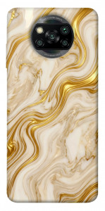 Чохол Liquid gold marble для Xiaomi Poco X3 Pro