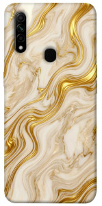 Чехол Liquid gold marble для Oppo A31