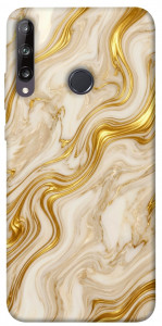Чехол Liquid gold marble для Huawei P40 Lite E
