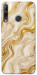 Чехол Liquid gold marble для Huawei P40 Lite E