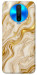 Чехол Liquid gold marble для Xiaomi Poco X2