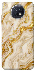 Чохол Liquid gold marble для Xiaomi Redmi Note 9T
