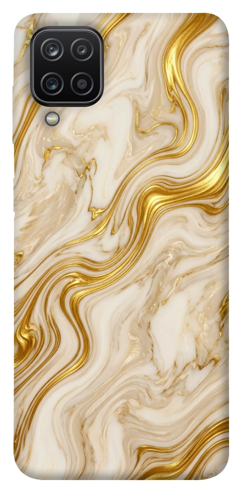 Чохол Liquid gold marble для Galaxy A12