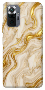 Чехол Liquid gold marble для Xiaomi Redmi Note 10 Pro