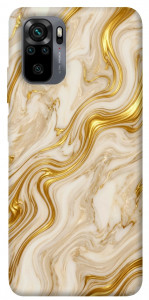 Чехол Liquid gold marble для Xiaomi Redmi Note 10