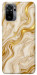 Чехол Liquid gold marble для Xiaomi Redmi Note 10