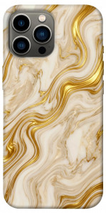 Чохол Liquid gold marble для iPhone 13 Pro Max