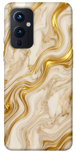 Чохол Liquid gold marble для OnePlus 9
