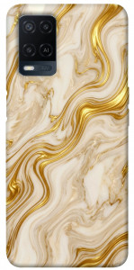 Чехол Liquid gold marble для Oppo A54 4G
