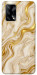Чехол Liquid gold marble для Oppo A74 4G