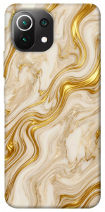 Чехол Liquid gold marble для Xiaomi Mi 11 Lite