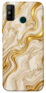 Чохол Liquid gold marble для TECNO Spark 6 Go