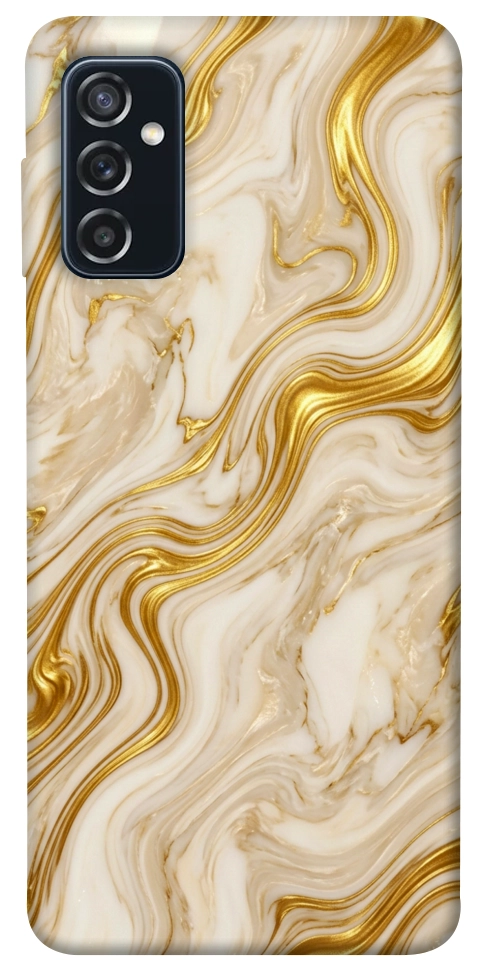 Чехол Liquid gold marble для Galaxy M52
