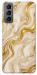 Чохол Liquid gold marble для Galaxy S21 FE