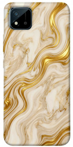 Чехол Liquid gold marble для Realme C11 (2021)