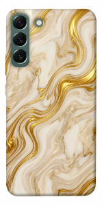 Чехол Liquid gold marble для Galaxy S22+