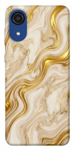 Чехол Liquid gold marble для Galaxy A03 Core