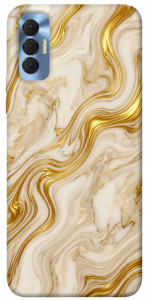 Чохол Liquid gold marble для TECNO Spark 8P