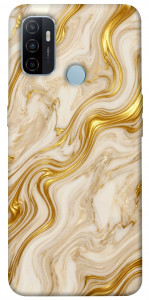 Чохол Liquid gold marble для Oppo A33 (2020)