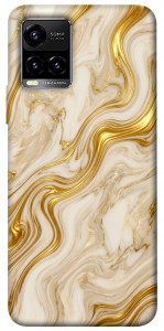 Чохол Liquid gold marble для Vivo Y33s
