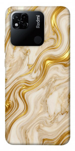 Чехол Liquid gold marble для Xiaomi Redmi 10A