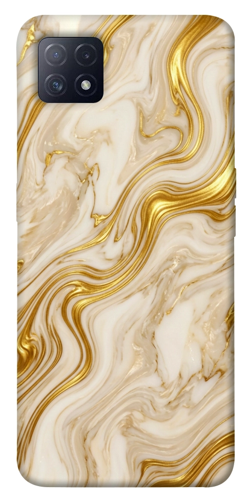 Чохол Liquid gold marble для Oppo A73 5G