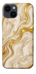 Чехол Liquid gold marble для iPhone 14