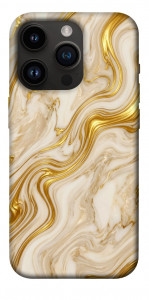 Чохол Liquid gold marble для iPhone 14 Pro