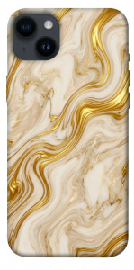 Чехол Liquid gold marble для iPhone 14 Plus