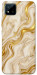 Чехол Liquid gold marble для Realme C20