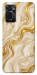 Чехол Liquid gold marble для Oppo A76 4G