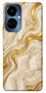 Чехол Liquid gold marble для TECNO Camon 19 (CI6n)