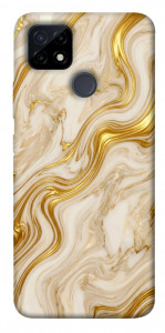 Чохол Liquid gold marble для Realme C21Y
