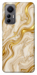 Чехол Liquid gold marble для Xiaomi 12 Lite
