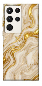 Чохол Liquid gold marble для Galaxy S23 Ultra