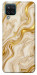 Чехол Liquid gold marble для Galaxy M12