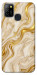 Чехол Liquid gold marble для Infinix Hot 10 Lite