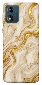 Чехол Liquid gold marble для Motorola Moto E13