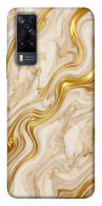 Чехол Liquid gold marble для Vivo Y31