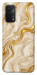 Чехол Liquid gold marble для Oppo A74 5G