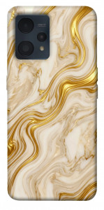Чехол Liquid gold marble для Realme 9 Pro+