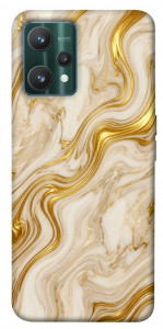 Чохол Liquid gold marble для Realme 9 Pro