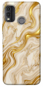 Чохол Liquid gold marble для Nokia G11 Plus