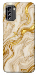 Чехол Liquid gold marble для Nokia G60